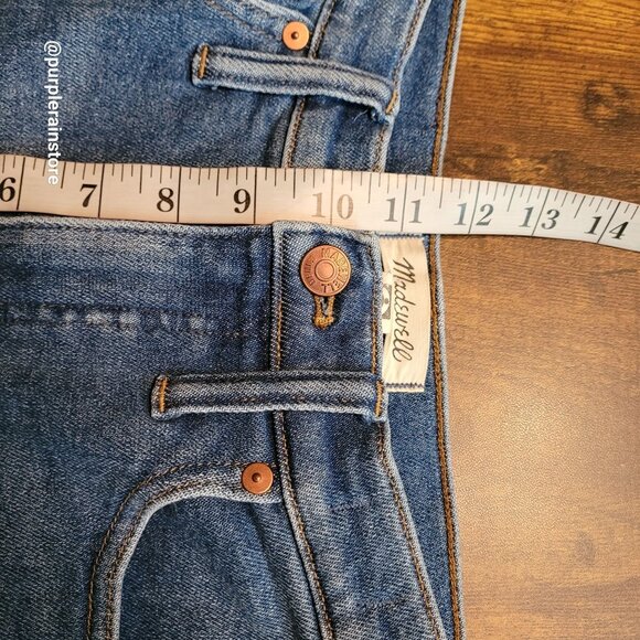 Madewell Jeans 28 Stovepipe High Rise Manchester Wash AN335 Tummy Control - Picture 10 of 13